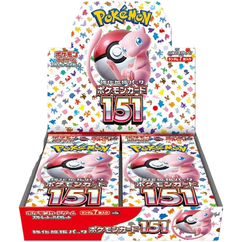 pokemon 151 booster box sv2a japan